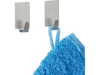 Wenko Háček obdélníkový nerez matný, 4 ks