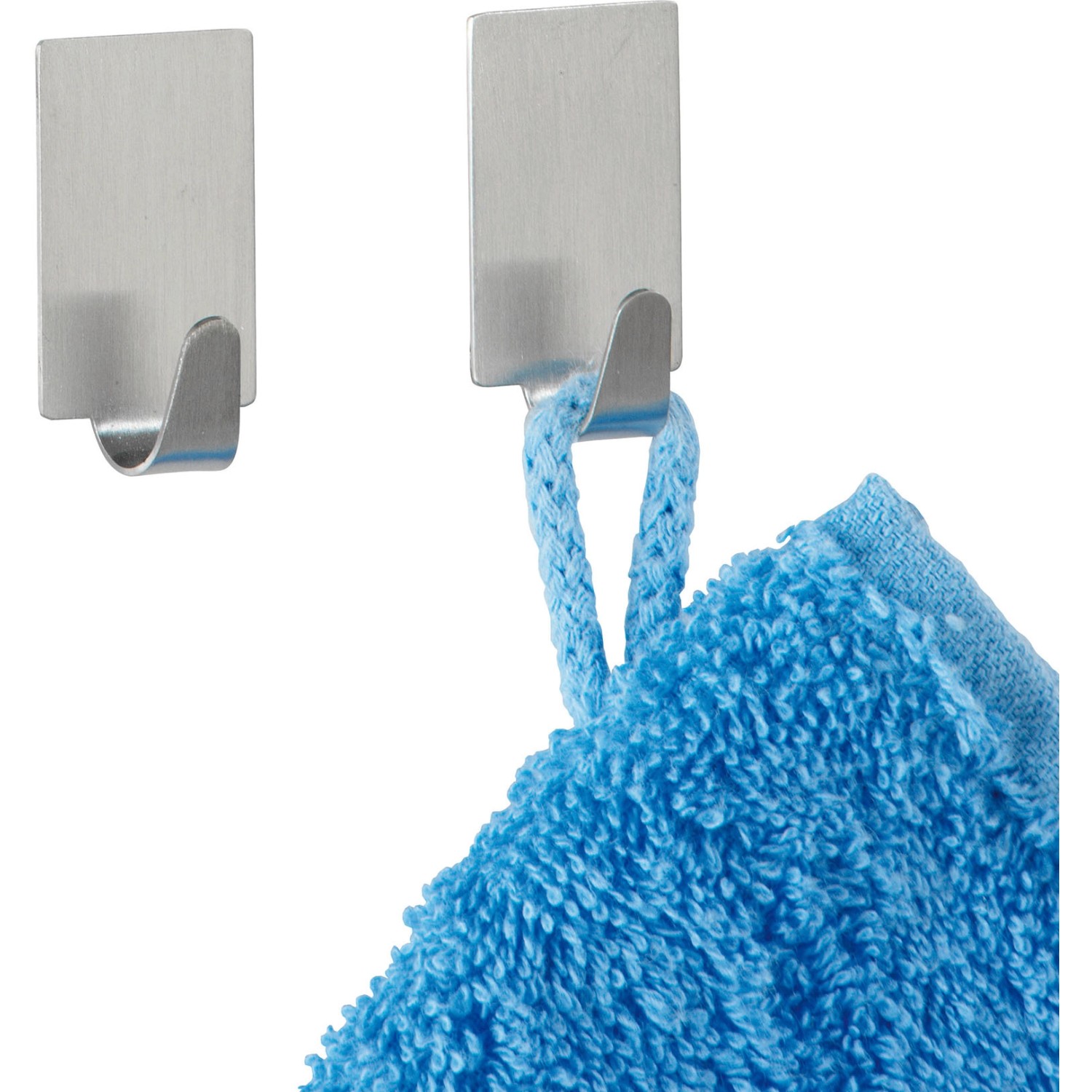 Wenko Háček obdélníkový nerez matný, 4 ks