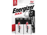 Energizer Alkalická baterie Max 6LR61 9V, 2 ks Energizer Alkalická baterie Max 6LR61 9V, 2 ks