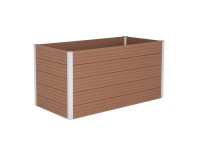 Designlink Vyvýšený záhon z WPC světle hnědý 75 x 150 x 70 cm