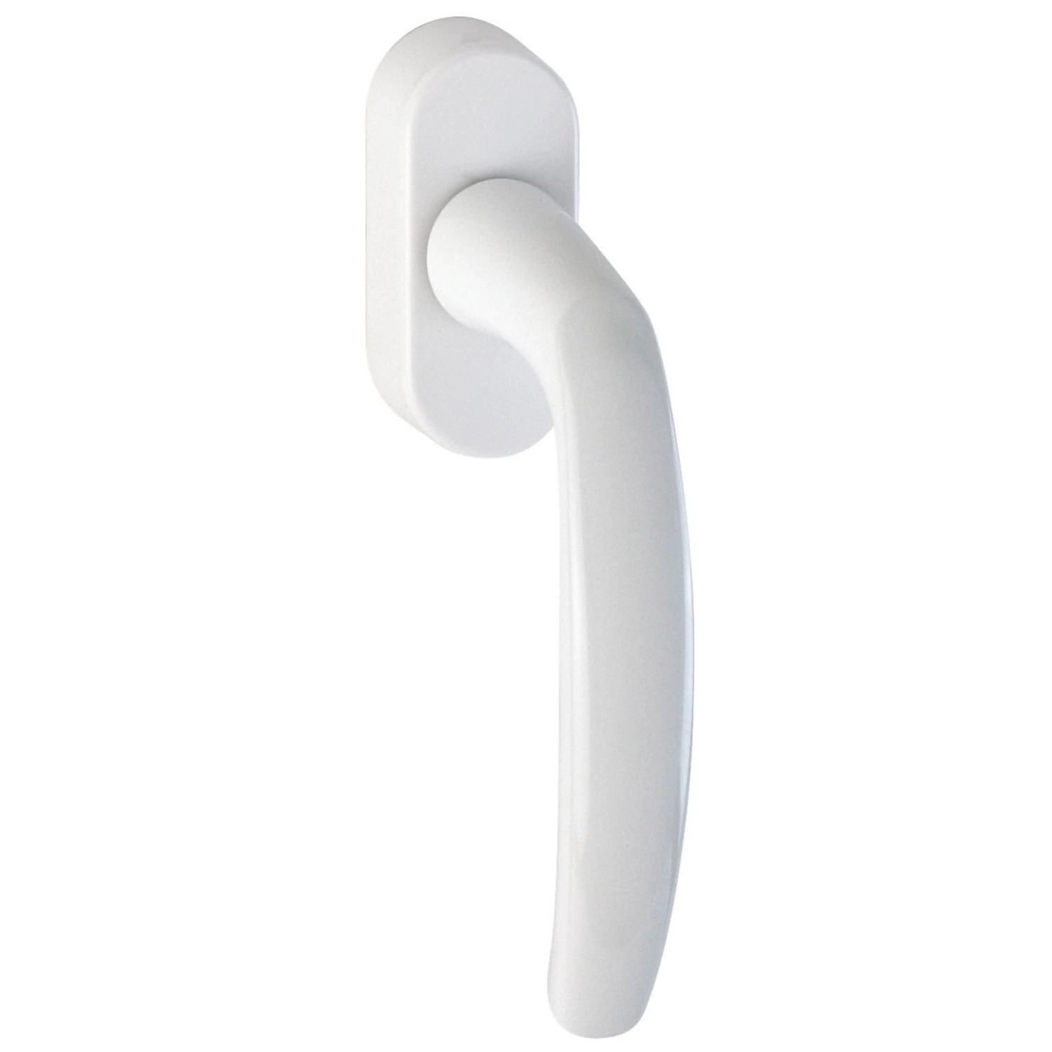 TeraGlass Plastová okenní klika, bílá