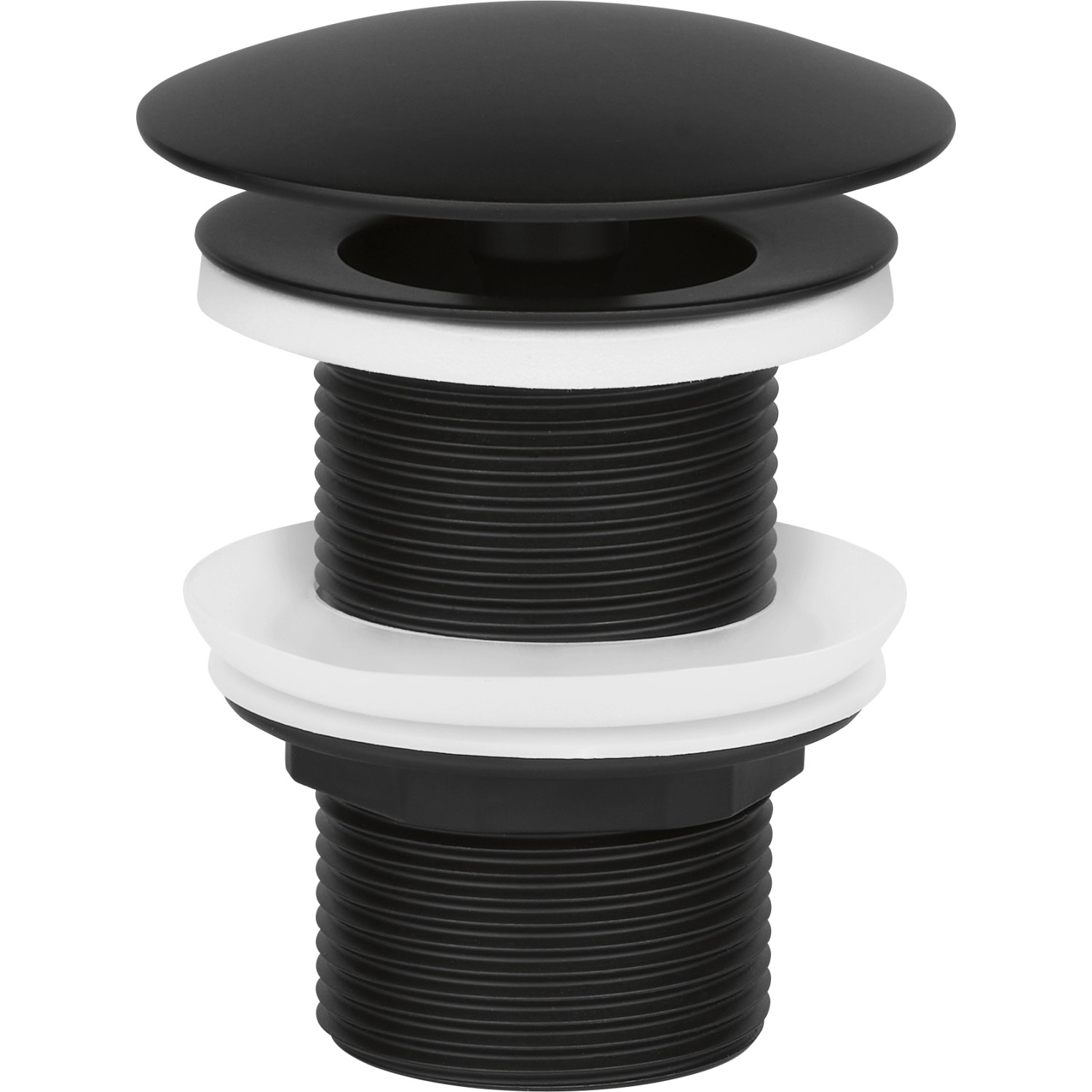 baliv Umyvadlová výpusť pevná SV-3420, matná černá, 5/4"