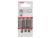 Bosch Šroubovací nástavec Extra Hard PH2, 49 mm, 3 ks Bosch Šroubovací nástavec Extra Hard PH2, 49 mm, 3 ks