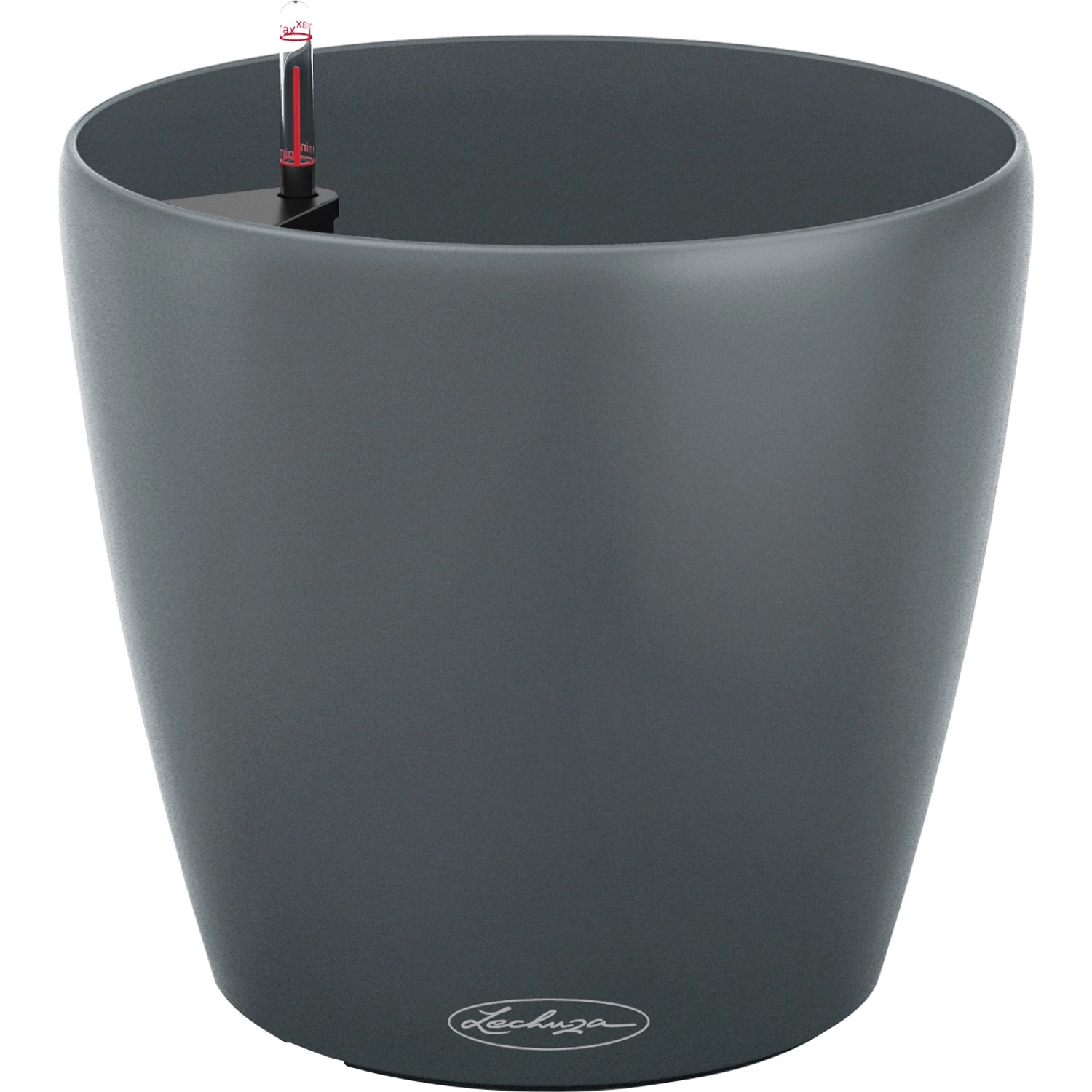 Lechuza Samozavlažovací květináč Classico Color Eco 35 šedý pr. 34,5 x 32,5cm