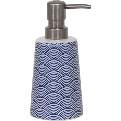 Dávkovač mýdla Bento keramický modrý/bílý