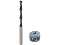 wolfcraft Spirálový vrták do dřeva s omezovačem hloubky vrtání, pr. 6 mm
