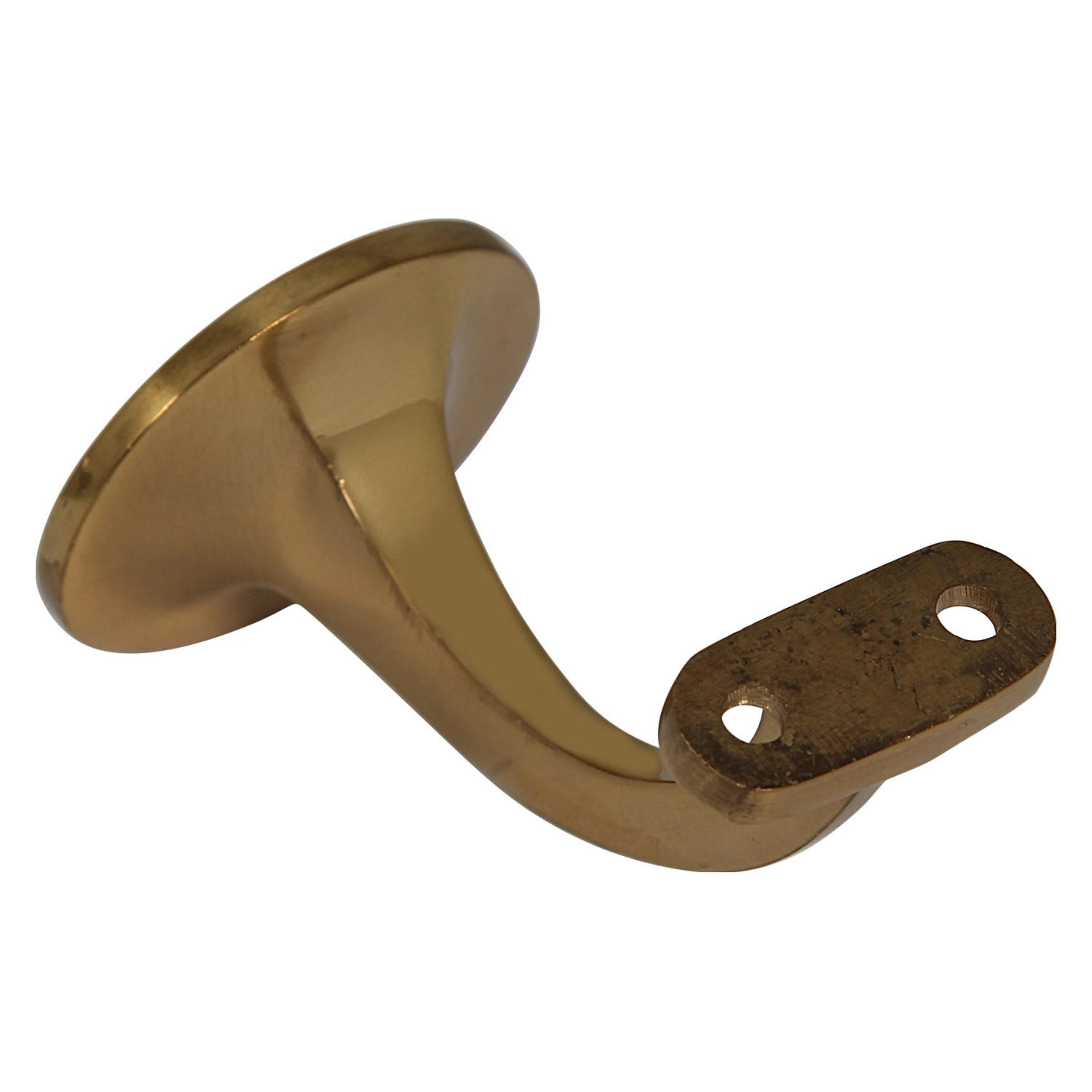 Konzola zábradlí leštěná mosaz, 2 ks