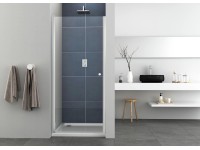 Sanotechnik Otočné sprchové dveře do niky Elegance N1480, chrom, 79-81 x 195 cm