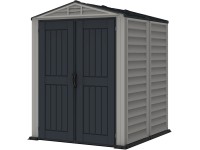 Duramax Plastový domek na nářadí YardMate Plus, antracitová/šedá, 171 x 171 cm