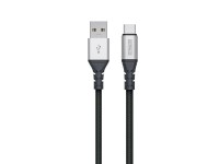 Schwaiger Nezničitelný synchronizační a nabíjecí kabel USB-C/USB-A, 1,2 m