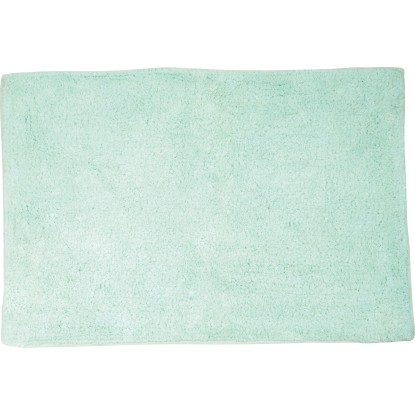 Koupelnová předložka Luanda z bavlny pastelová zelená 70 x 45 cm