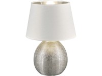 Trio Stolní svítidlo Luxor H: 35 cm bílo-stříbrné