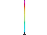 Brilliant LED stojací lampa Neele černá 6,5 W, 125 lm, RGB, 150 x 12,5 x 12,5 cm