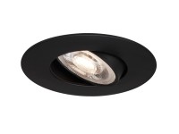 BRILO LED vestavné svítidlo Kulana černé 3 ks, pr. 90 mm BRILO LED vestavné svítidlo Kulana černé 3 ks, pr. 90 mm