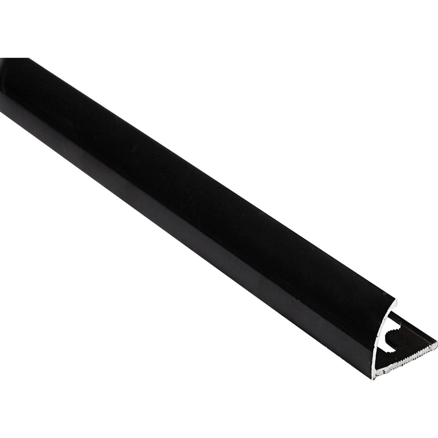 Arcansas Ochranný profil RONDALU alu práškově lakovaný černý 10 x 24 x 1000 mm