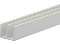 Arcansas Dvojitý U-profil PVC bílý matný 16 x 5 x 1000 mm Arcansas Dvojitý U-profil PVC bílý matný 16 x 5 x 1000 mm