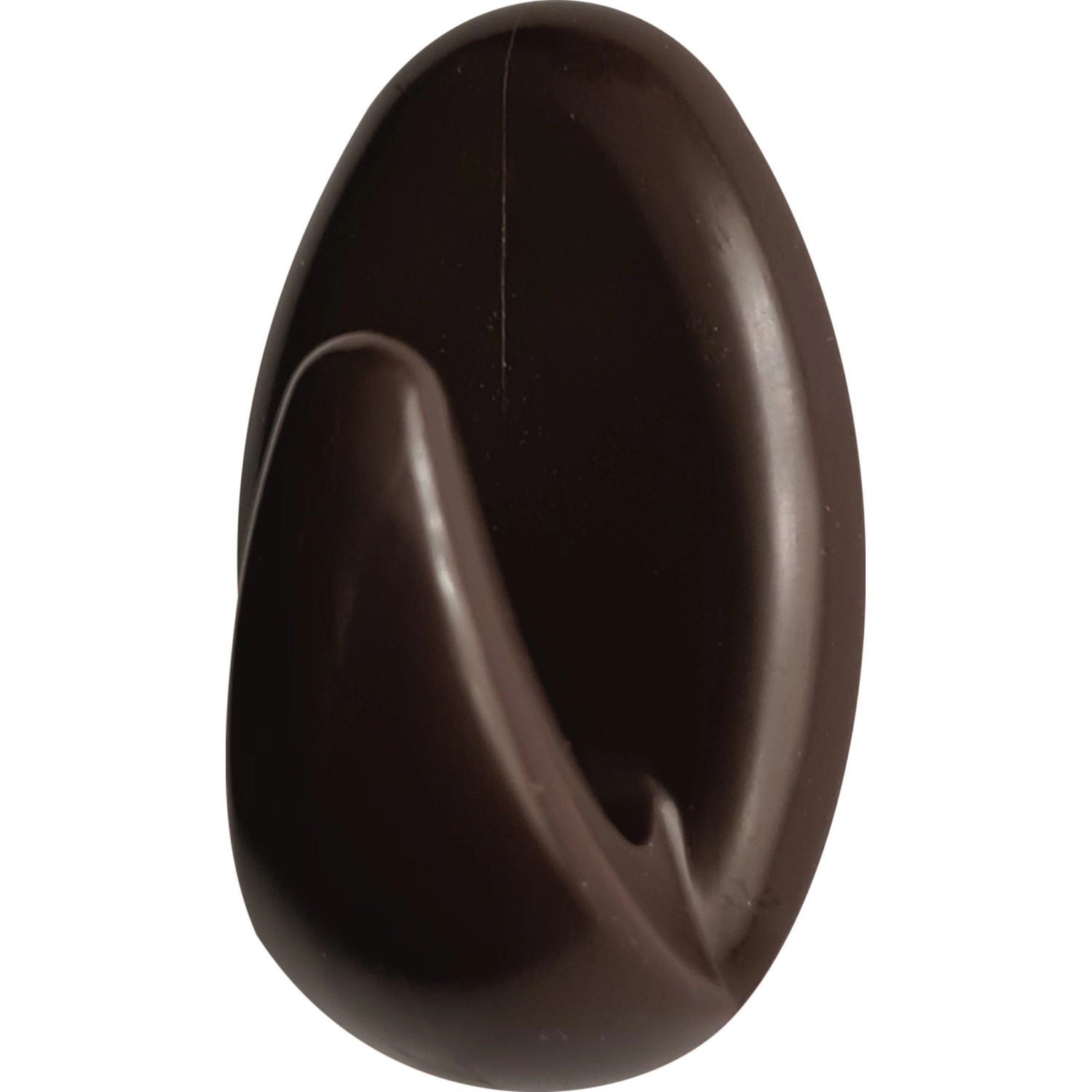 D.I.P. Háček samolepicí QF typ 1, plast, tmavě hnědá, 2 ks