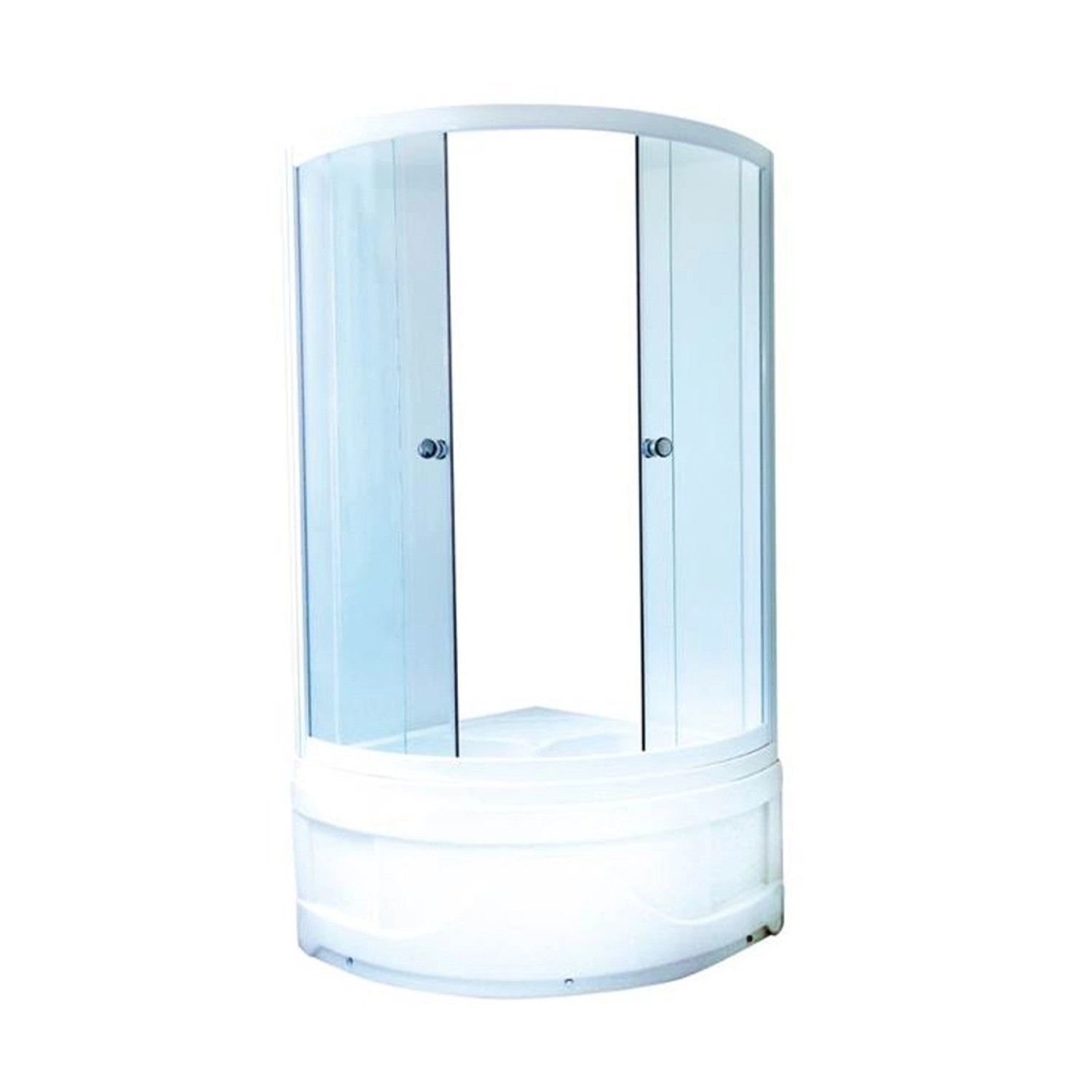 Sanotechnik Sprchový kout s vysokou vaničkou PT2225, čtvrtkruh, 90 x 90 x 205 cm