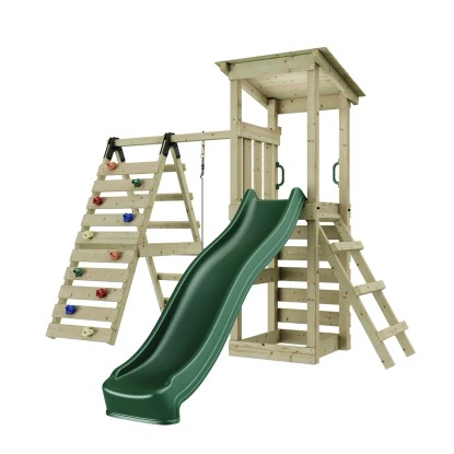 REBO Hrací věž Sevilla, přírodní, 306,2 x 184,1 x 228,8 cm