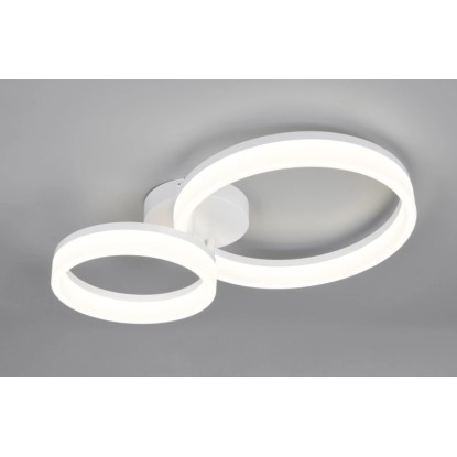 Reality Stropní LED svítidlo Scope 22W 3000lm 4000K matná bílá 51 x 33 cm