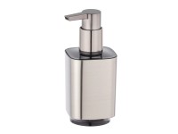 Wenko Dávkovač mýdla Auron 0,3 l plastový 7 cm x 16,5 cm x 8 cm stříbrný