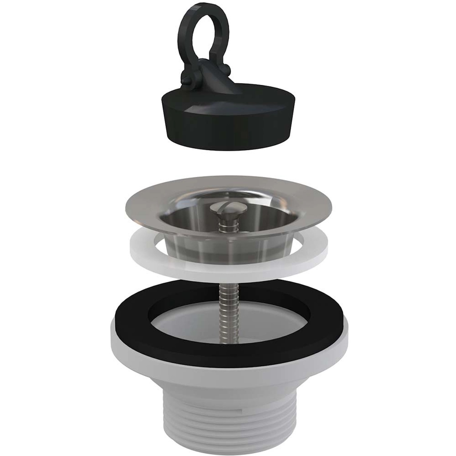 Výpust umyvadlová Alca A31 5/4" s nerezovou mřížkou