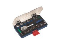 LUX-TOOLS Sada nástrčných klíčů a bitů 35dílná