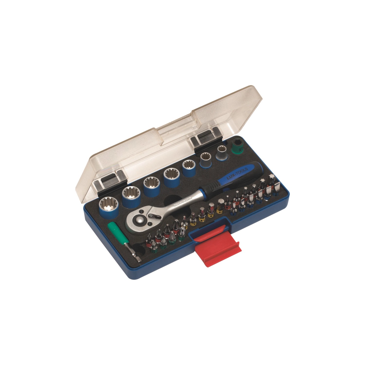 LUX Sada nástrčných klíčů a bitů 35dílná