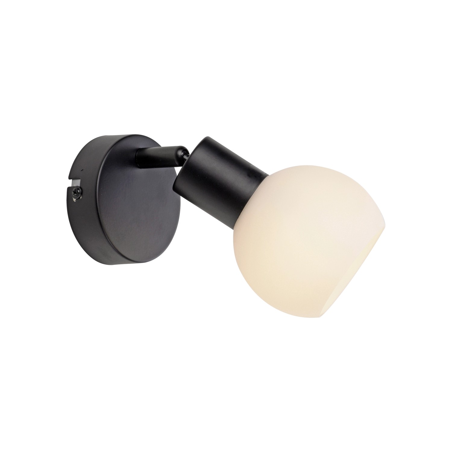 JUST LIGHT LED nástěnné svítidlo LOKI černé E14 5W 430lm 3000K 14x14x9,5-17,8cm