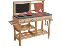 Dětská kuchyňka z jedlového dřeva 93 x 82,5 x 32 cm Dětská kuchyňka z jedlového dřeva 93 x 82,5 x 32 cm