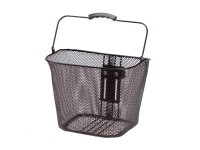 Košík na nákupy na jízdní kolo City přední černý Košík na nákupy na jízdní kolo City přední černý