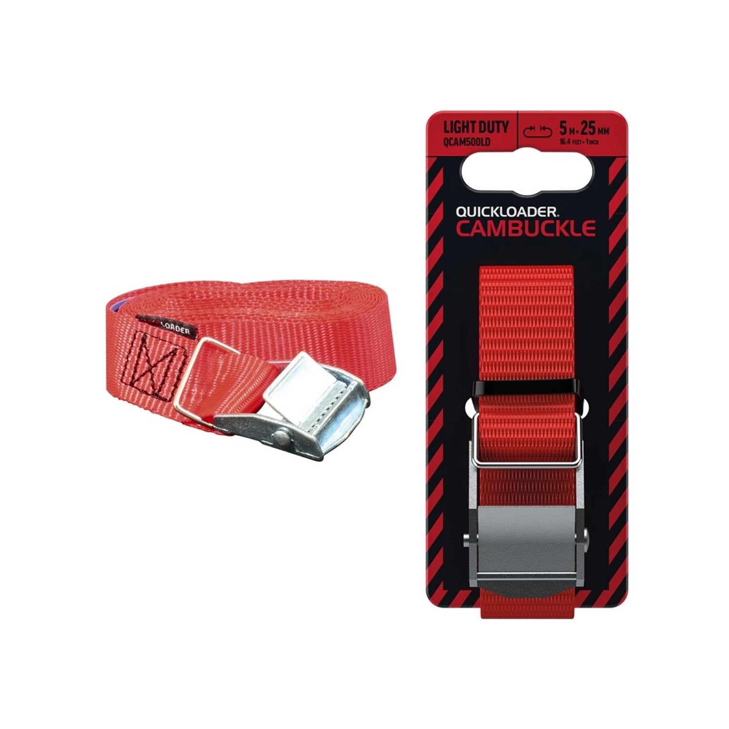 Quickloader Popruh se sponou Cambuckle 500 kg, 5 m x 25 mm