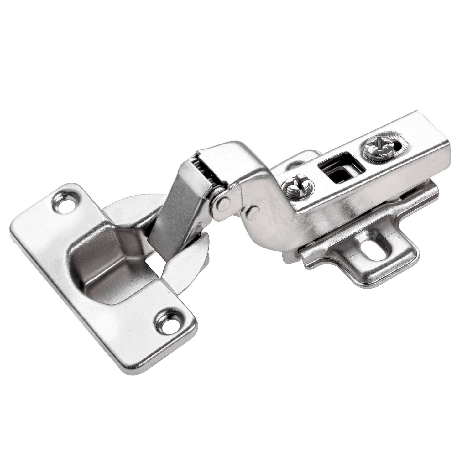 Hettich Dvojramenný nábytkový závěs, brzda, vsazený, poniklovaný, 35 mm