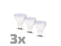 EURO-LUX LED žárovka GU10, 4,8 W, 425 lm, 3000 K, 3 ks