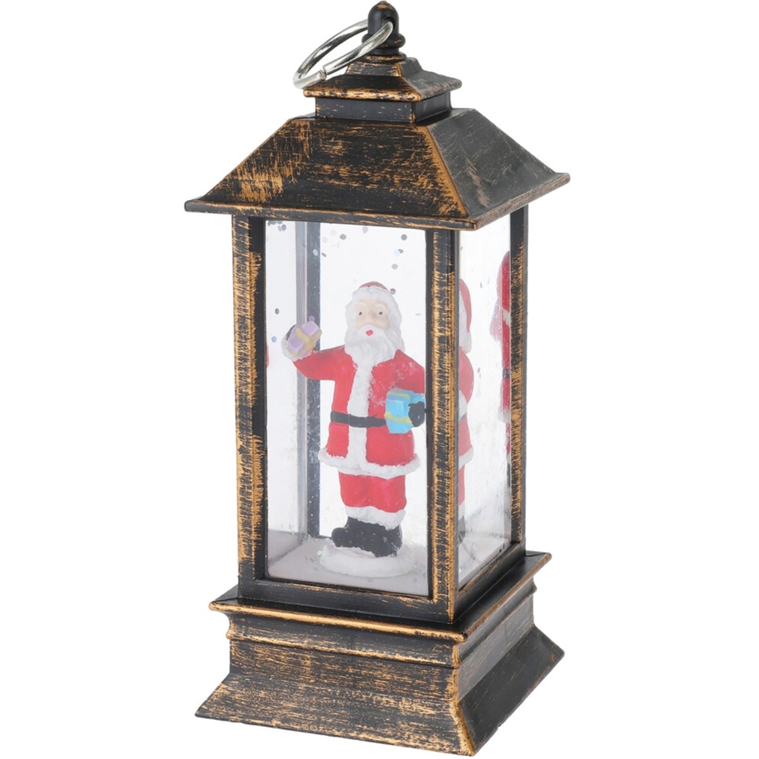 Závěsná vánoční lucerna s LED osvětlením, 4 druhy, 12 cm