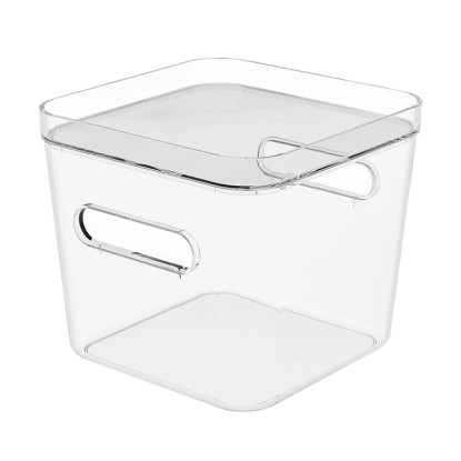 SmartStore Víko Compact Square průhledné 20 x 20 x 2,5 cm