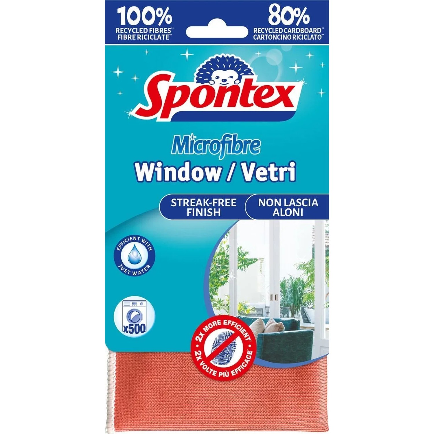 Spontex Window/Vetri utěrka z mikrovlákna 1 ks