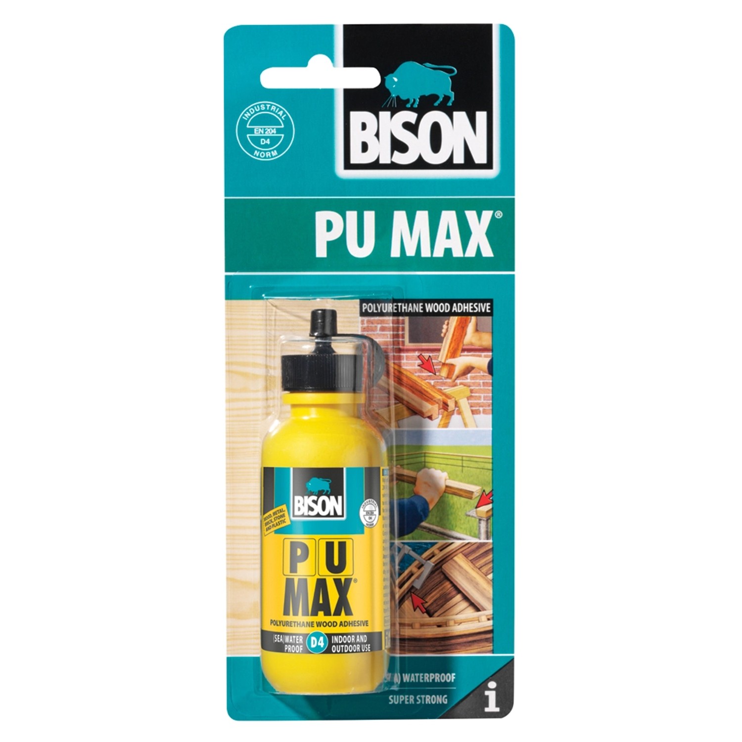 BISON Lepidlo na dřevo PU MAX, 75 g