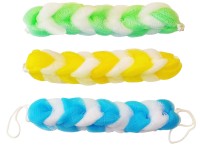 Žínka masážní cop, různé barvy, 1 ks, 30 x 6 cm