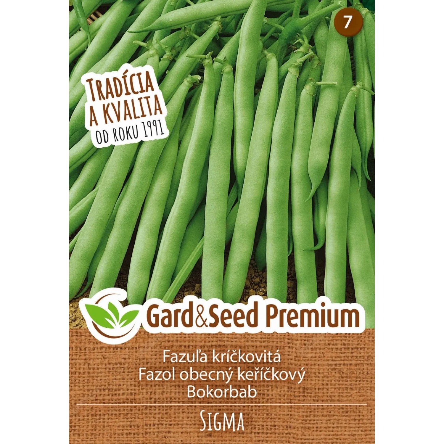 GardenSeed Premium Semínka Fazol obecný keříčkový Sigma