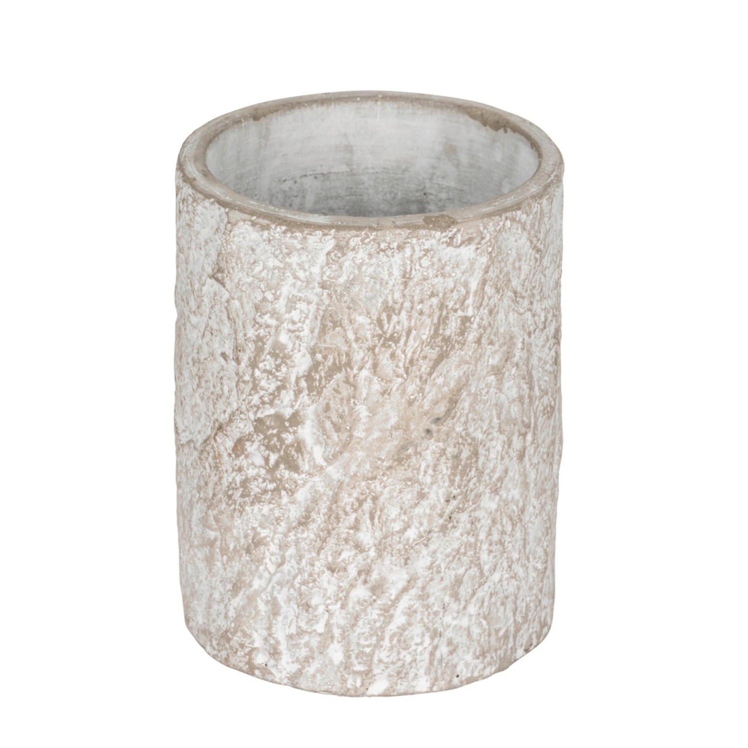 Wenko Kelímek na zubní kartáčky Albacete, cement, pr. 8,5 x 10,5 cm