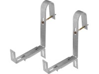 Držák balkonových truhlíků sada 2 ks žárově pozinkovaný 220 mm