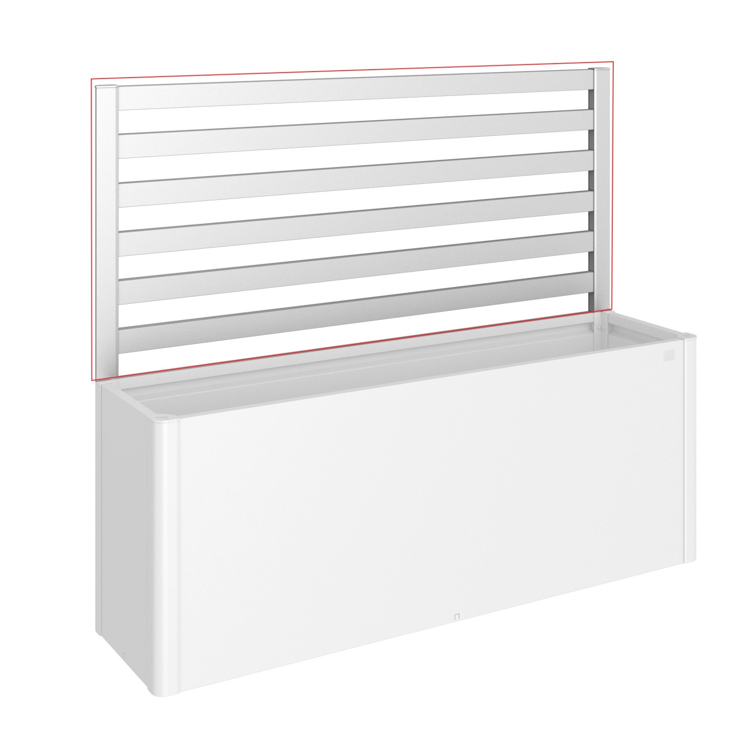 Biohort Laťková mříž pro vyvýšený záhon pro stranu 4 m stříbrná