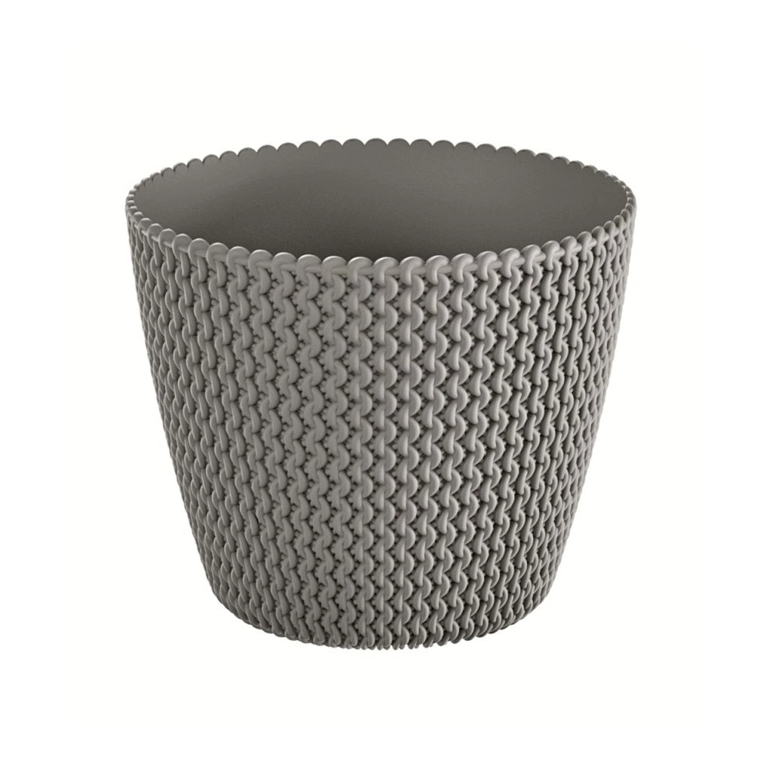 Prosperplast Květináč Splofy 13 cm, šedý kámen
