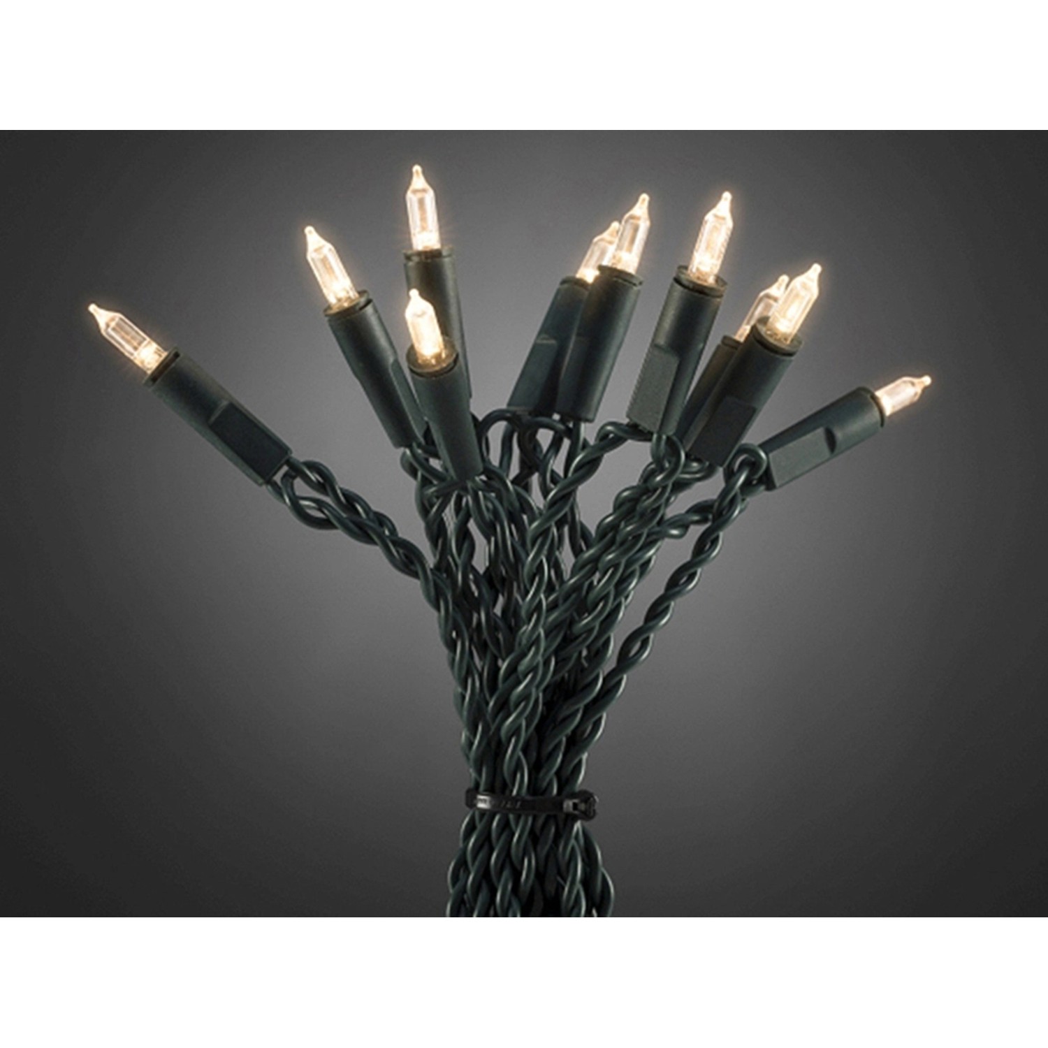 Konstsmide LED mini světelný řetěz One String 50 světel teplá bílá interiér