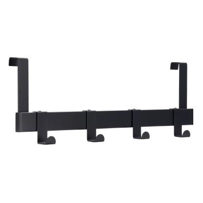 SIRO Věšák na šaty 4 háčky 1443 kov černý matný d. 404 mm