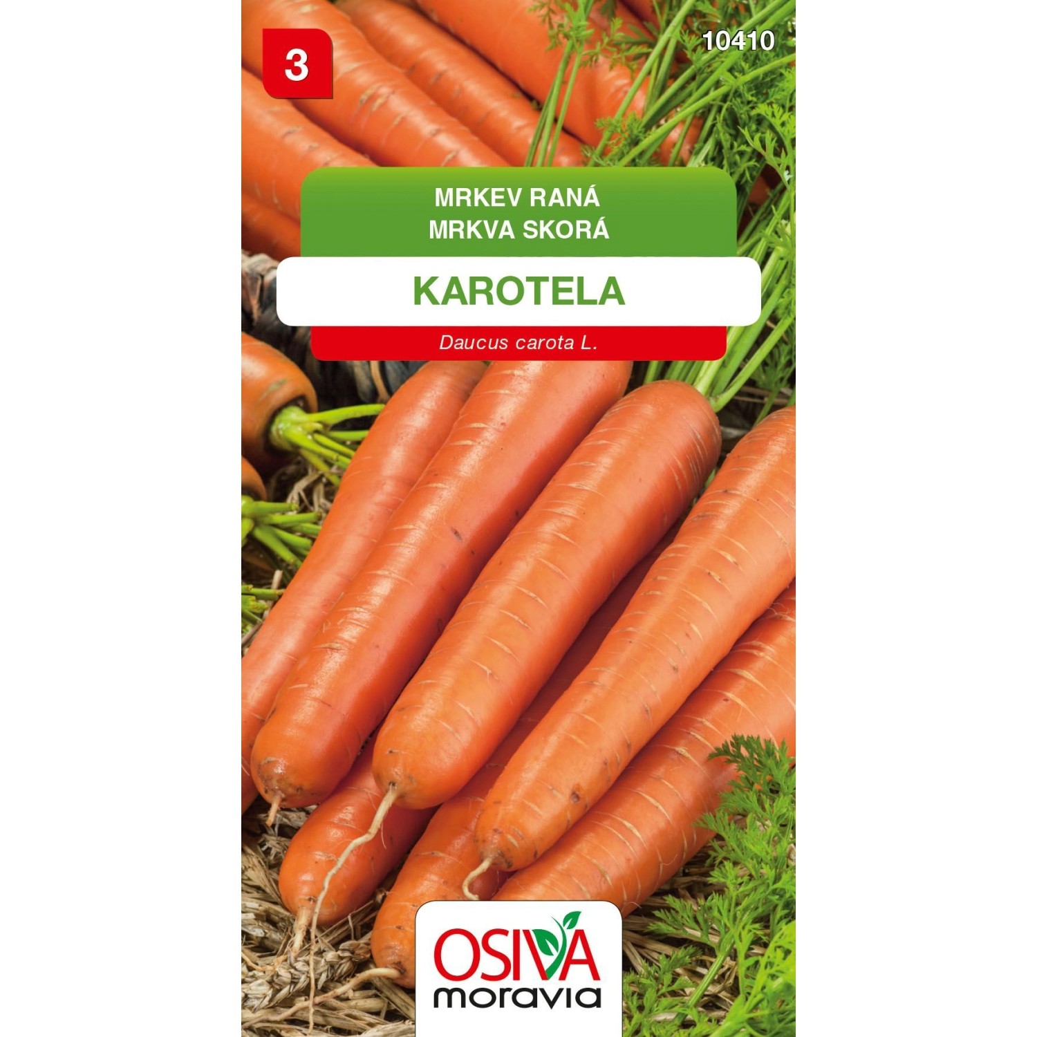 Semínka Mrkev raná Karotela (Daucus carota L.)