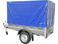 Agados Přívěs Handy-7 N1 s plachtou 134 cm a opěrným kolečkem, 750 kg