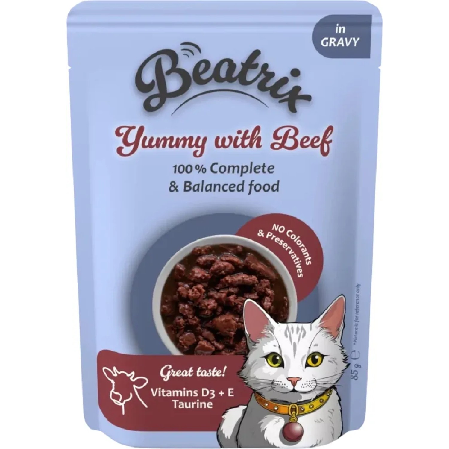 Kapsička Beatrix Adult s hovězím 85g