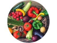 Víčko Twist 82, dekor zelenina, 10 ks